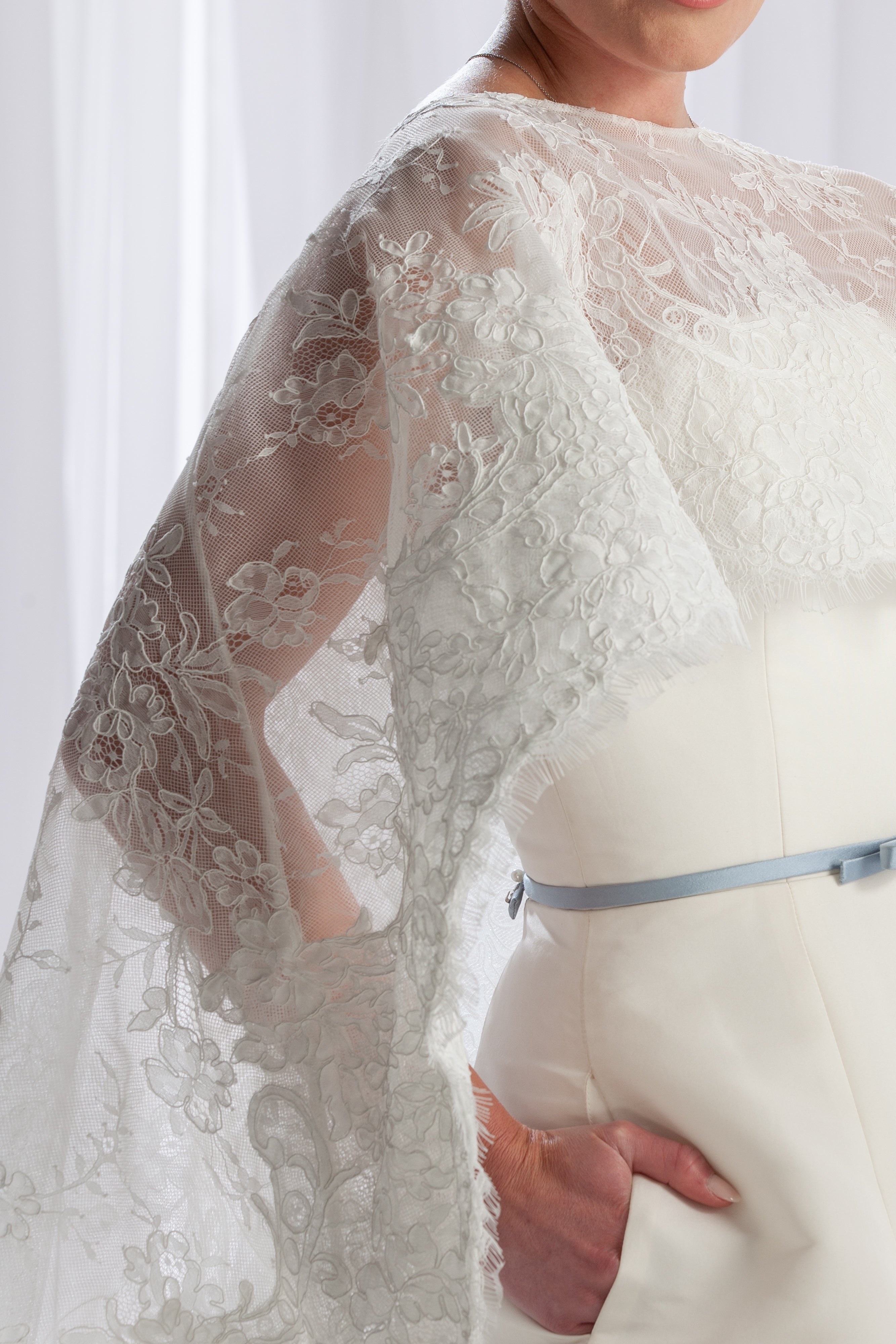 French Lace Cape